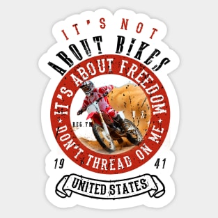 Motorcycle Riding - Freedom Sticker